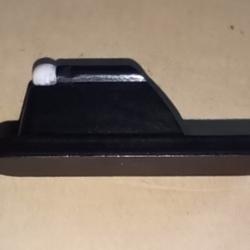 Guidon Longitudinal embout plastique blanc  H9.5