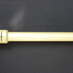 Rallonge de tir en aluminium anodis&eacute; champagne pour carabine 22 Lr