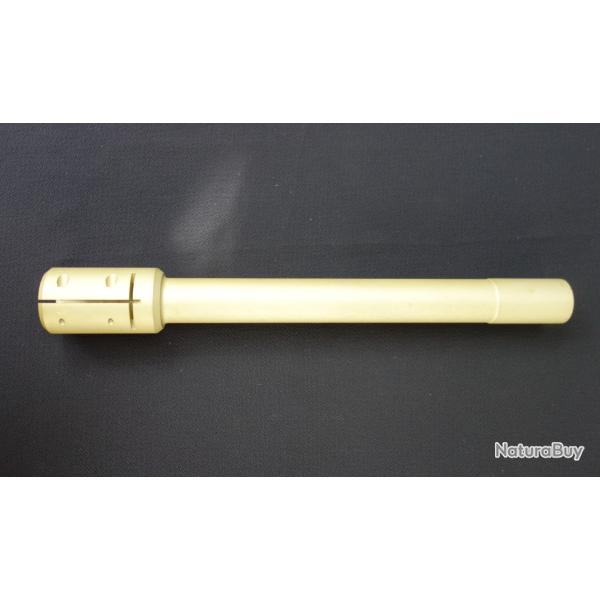 Rallonge de tir en aluminium anodis� champagne pour carabine 22 Lr