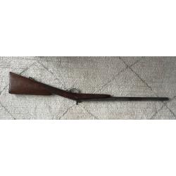 Fusil de braconnier &agrave; percussion canon d&eacute;montable