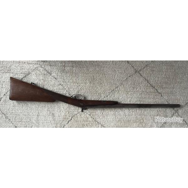 Fusil de braconnier � percussion canon d�montable