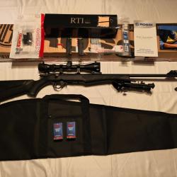 Carabine Rossi 8122 en 22lr parfait &eacute;tat + accessoires et munitions