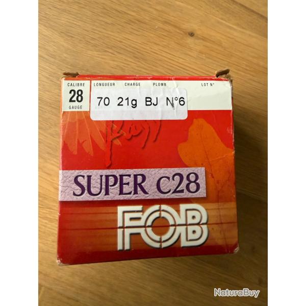 Lot 19 cartouches calibre 28