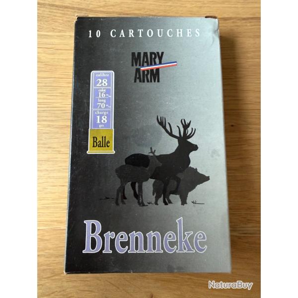 Lot Balles Brenneke calibre 28