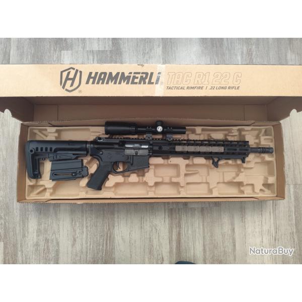 Hammerli Tac R1 - quasi neuve avec lunettes et accessoires