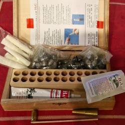 Kit complet cartouche papier combustible .44 poudre noire - Marque HC