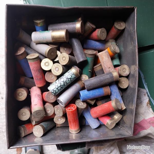 3.800 kgs cartouches calibre 12 pour r�cup�ration des composants.