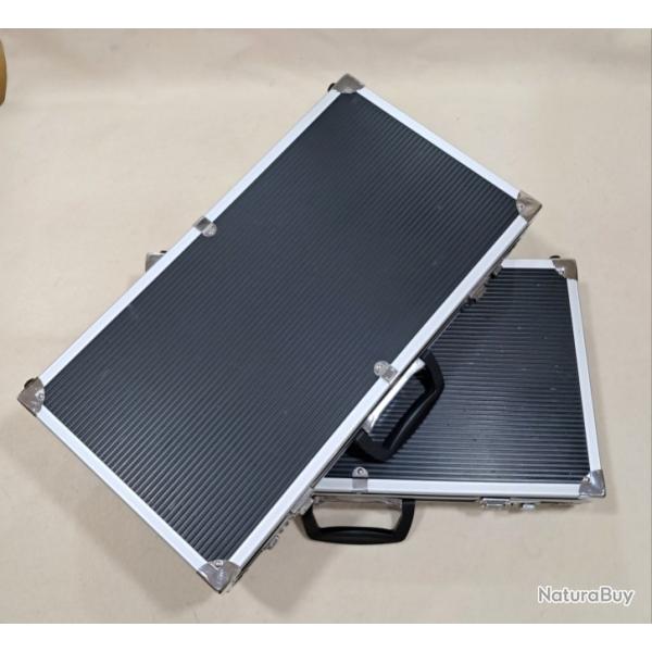 Lot de 2 Mallettes de transport pour 1 ou 2 armes de poing