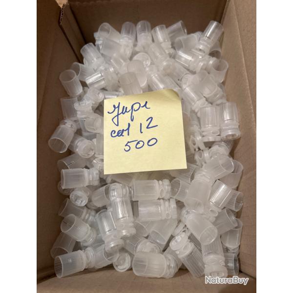 Bourres plastiques  calibre 12 lot 2