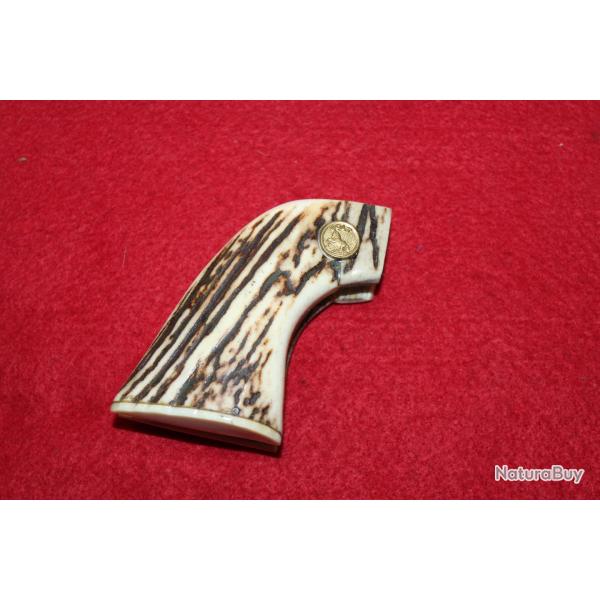 Ppoign�e monobloc pour COLT SAA en bois de cerf