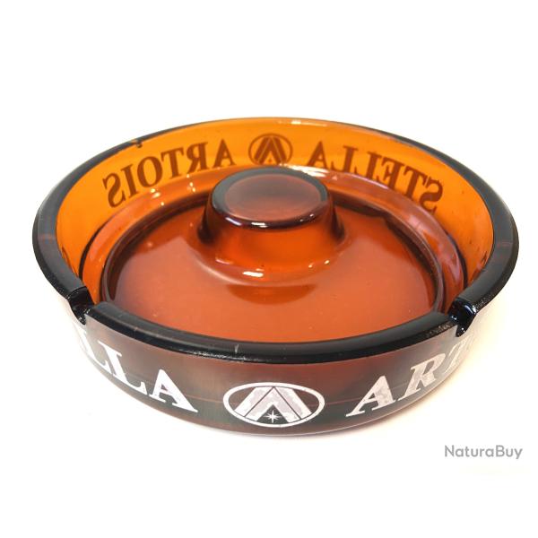 Gros Cendrier Publicitaire Bi�re Stella Artois Verre Fum� Design Moderne