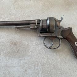 Rarissime revolver &agrave; broche GUERRIERO &agrave; barillet coulissant