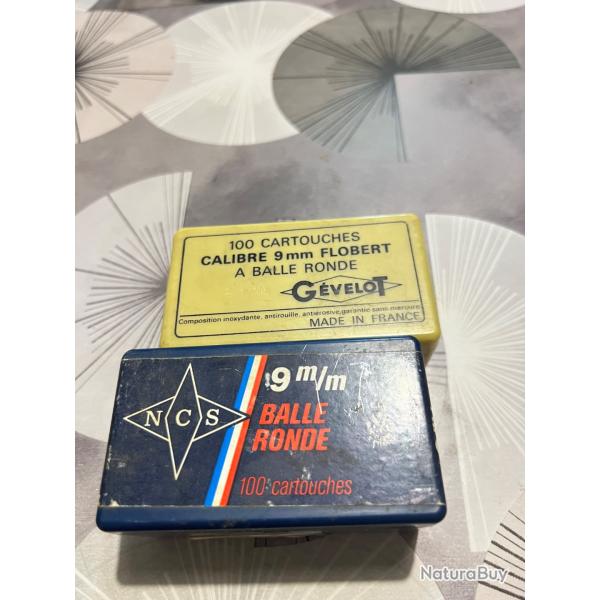 Cartouche 9mm � balle ronde