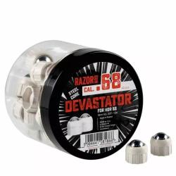 40 Balles acier Devastator blanches HDR68 - .68