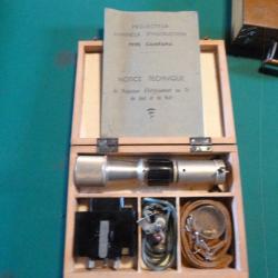 Rare projecteur lumineux d'instruction en coffret d'origine Complet pour fusils