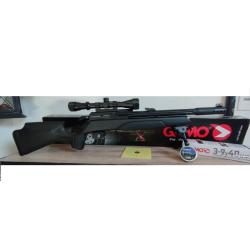 Carabine Arrow PCP 4.5mm 19.9joules + Lunette 3-9x40 wr Gamo + bipied+ porte chargeurs + 2 chargeurs