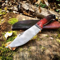 Hockan bowie forg&eacute; , piece unique , etui cuir