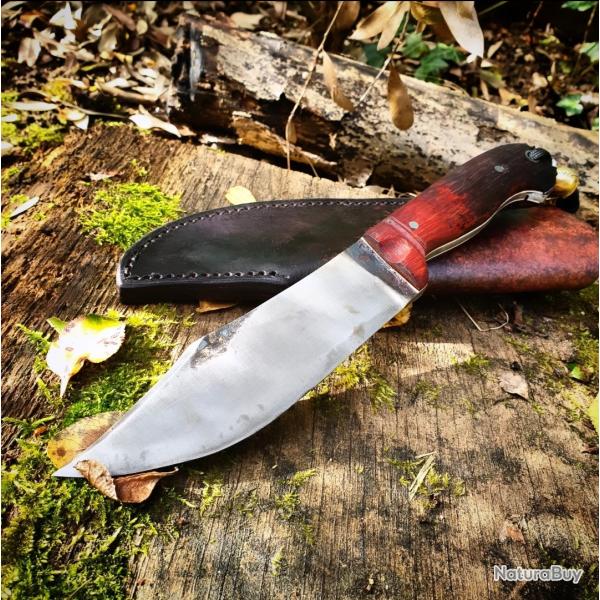 Hockan bowie forg� , piece unique , etui cuir