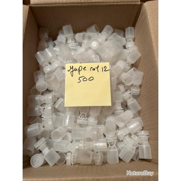 Bourres jupes plastiques  calibre 12 lot 2