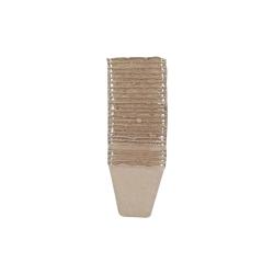 24 Pots Biod&eacute;gradables Carr&eacute;s 8 cm pour Semis