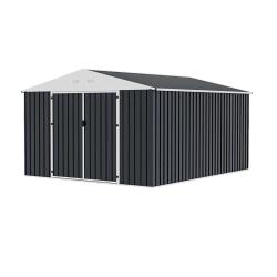 Abri de jardin Escaut en acier - 2 portes battantes