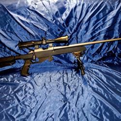 CZ 455 RS1 inox .22lr &eacute;quip&eacute;e CZ Factory Flying Weight+Harris+SDS+Hawke