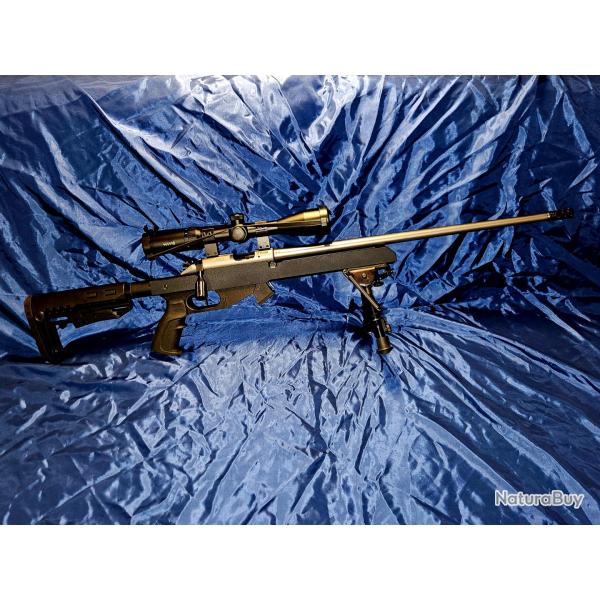 CZ 455 RS1 inox .22lr �quip�e CZ Factory Flying Weight+Harris+SDS+Hawke