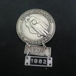 insigne broche concentration M.C  oloronais   1975 / 82