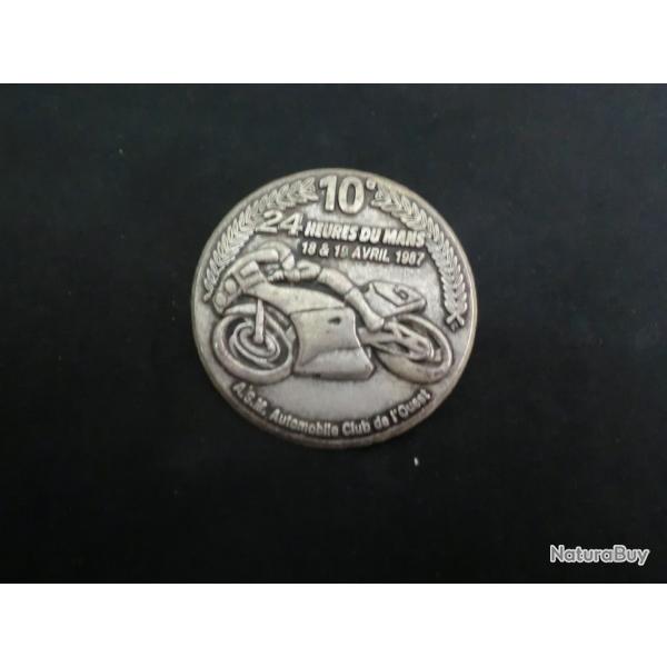 insigne broche 10� 24heures du mans   1987
