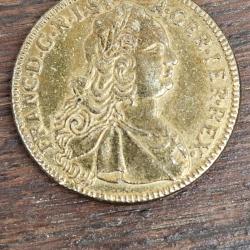 Reproduction escudo 1752 Ferdinand VI of Spain - 2 g - copie non expertis&eacute;e