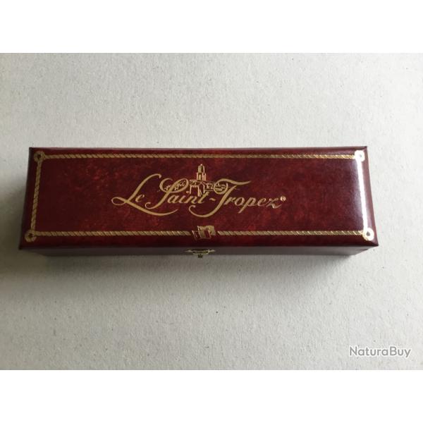 COUTEAU DE POCHE ��LE SAINT-TROPEZ�� EN �B�NE - SERIE LIMITEE