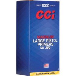 CCI AMORCE CCI MAGNUM LARGE PISTOL N&deg;350 (BOITE DE 1000)