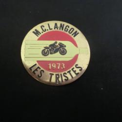 insigne broche M.C.LANGON  1973