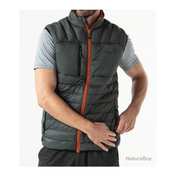 Veste Sans Manches Swarovski Puff Couleur Vert Taille M (018800) - 1� sans prix de r�serve