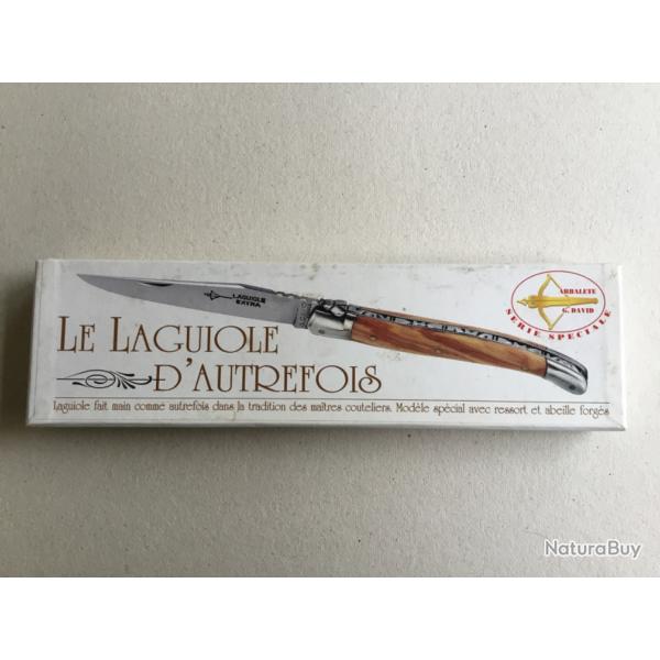 COUTEAU LAGUIOLE D'AUTREFOIS - G DAVID - SERIE SP�CIALE ARBAL�TE