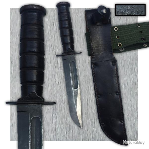 RARE & MASSIF POIGNARD / PAS SABRE / COUTEAU - US CAMILLUS N-Y -  AM�RICAIN POSTWW2 ORIGINAL