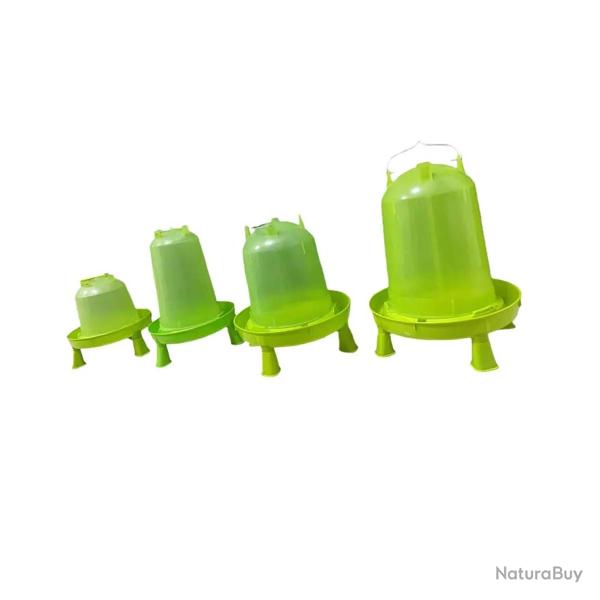 Abreuvoir sur pied avec poign�e 5L pour volailles - Vert