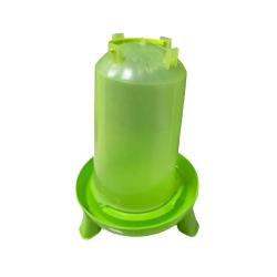 Abreuvoir sur pied avec poign&eacute;e 8L pour volailles - Vert - &Oslash;31,5 x H50 cm