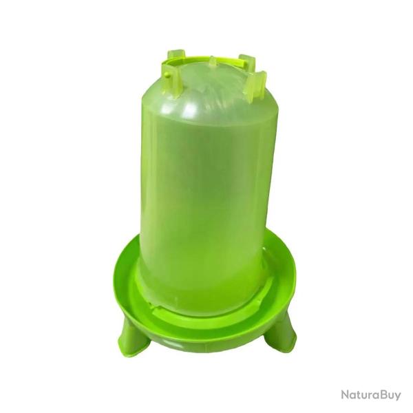 Abreuvoir sur pied avec poign�e 8L pour volailles - Vert - �31,5 x H50 cm