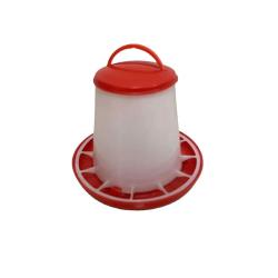Mangeoire plastique avec poign&eacute;e 1,5 kg pour volailles et pigeons