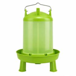 Abreuvoir sur pied avec poign&eacute;e 14L pour volailles - Vert