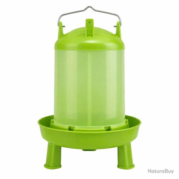 Abreuvoir sur pied avec poign�e 14L pour volailles - Vert