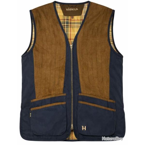 Veste Sans Manches H�rkila Couleur Marron/Bleu Marine Taille 60 (KO10948) - 1� sans prix de r�serve