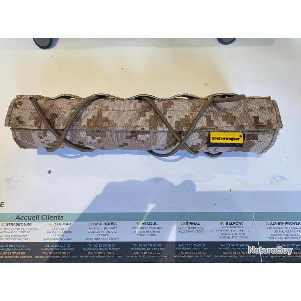 Housse de silencieux EMERSONGEAR 22cm - couleur Desert Digital Camo