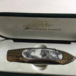 COUTEAU PLIANT - GIGAND KNIVES - TEXAS - ENDANGUED SPECIES