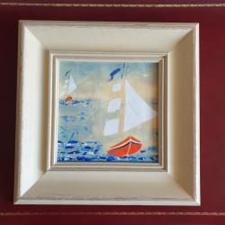 Tableau peinture voiliers