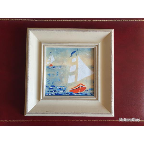 Tableau peinture voiliers