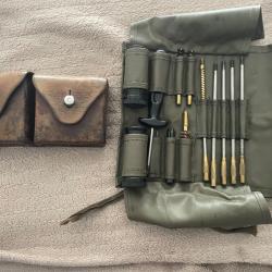 Kit de nettoyage + cartouchi&egrave;re (origine) Suisse pour armes longues r&eacute;glementaires K31 / K11 / G11.