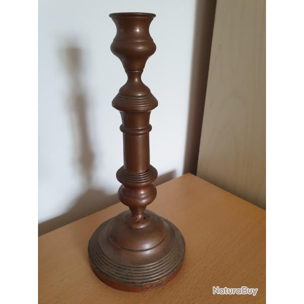 Chandelier bougeoir en cuivre rouge XIX� si�cle