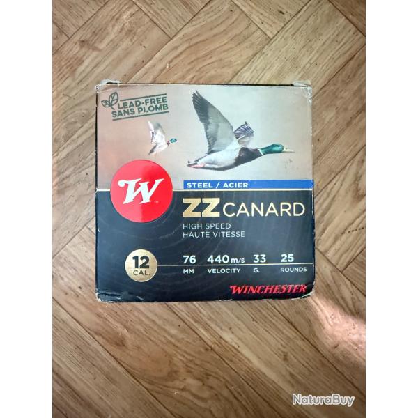 CARTOUCHE DE CHASSE WINCHESTER ZZ CANARD - 33G - CALIBRE 12 - Plomb n�5